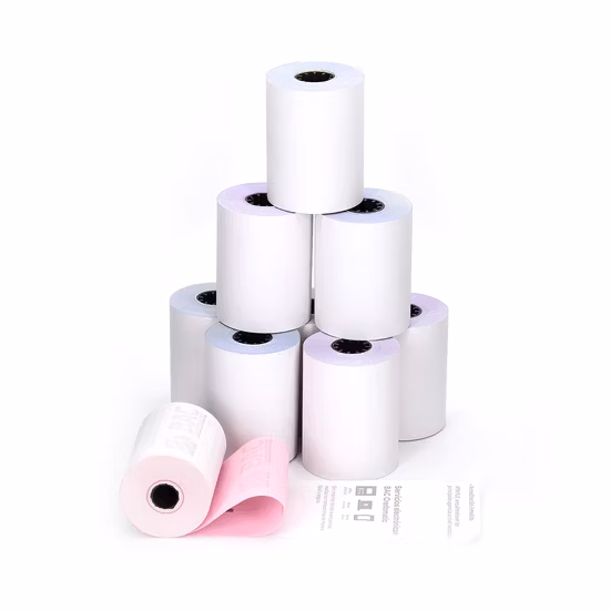 중국 제조업체 맞춤형 디지털 2/3겹/부품 공백/스테이플/인쇄 가능/복사/잉크젯/레이저 프린터용 NCR 무탄소 용지